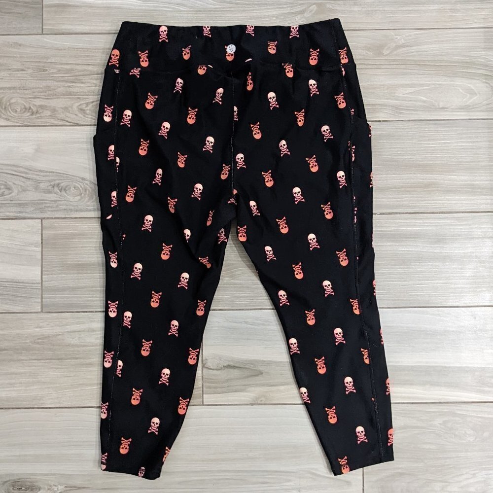 Torrid Skeleton Leggings With Cell Phone Pocket